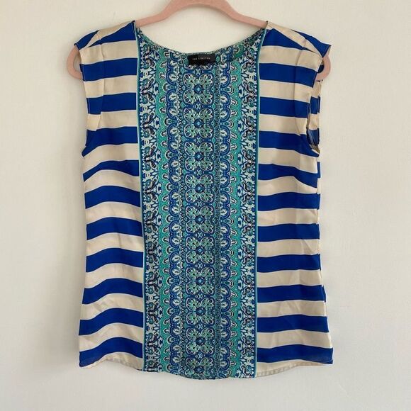 The Limited Blue Boho Blouse - Picture 1 of 4